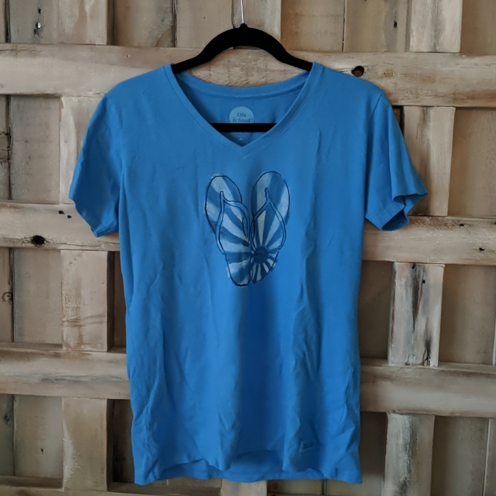 Life Is Good Flip Flop Tee